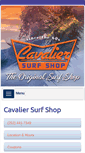 Mobile Screenshot of cavaliersurfshop.com